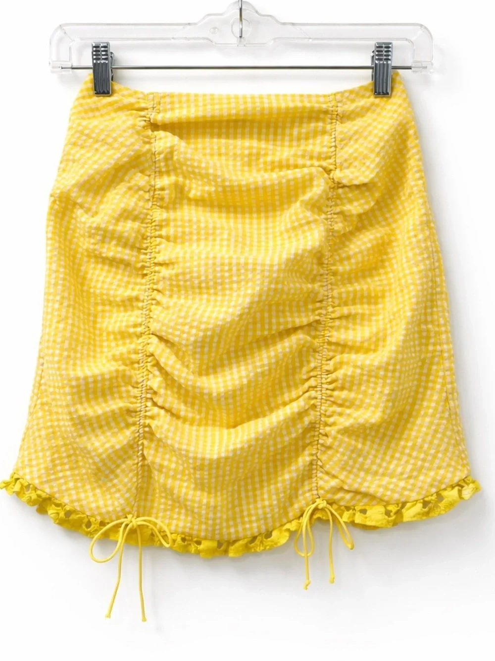 For Love and Lemons Yellow Picnic Skirt size XS - Picture 1 of 3